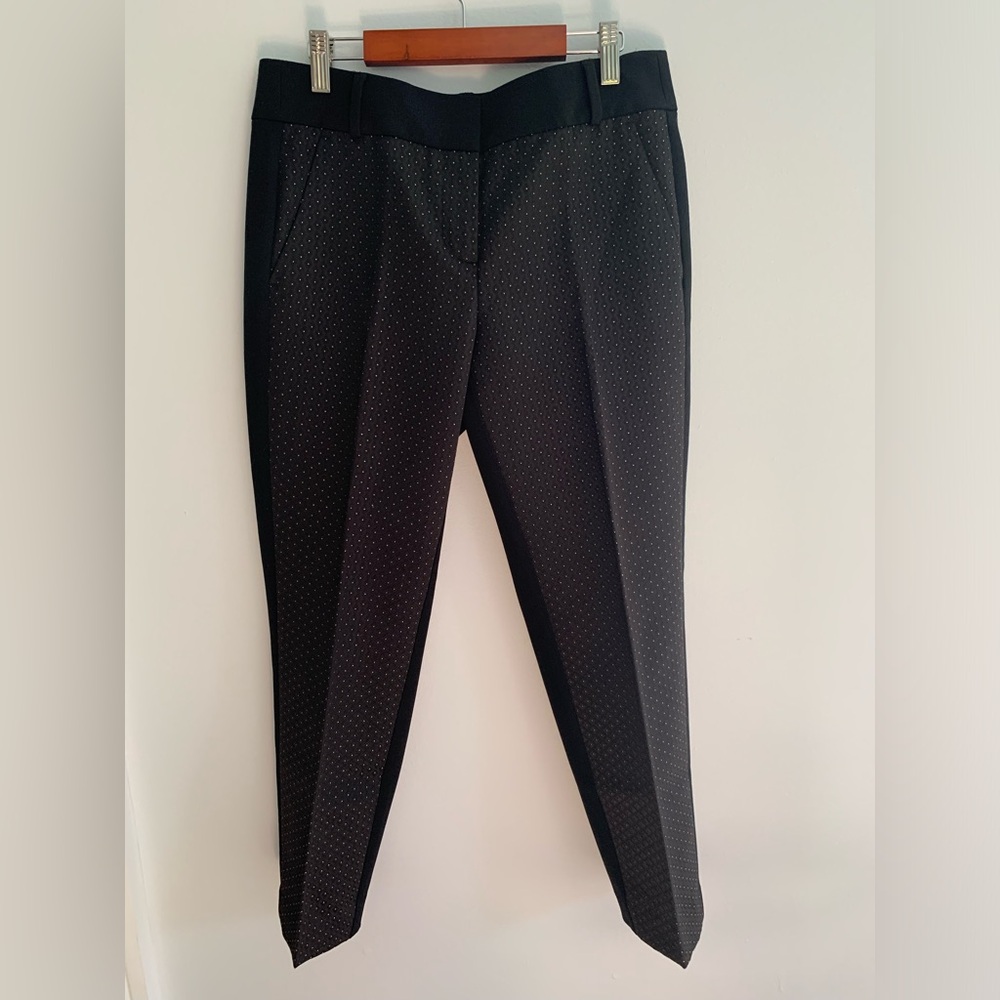 Ann Taylor Loft Marisa Black Tuxedo Pants Size 4 Petite - Picture 3 of 9